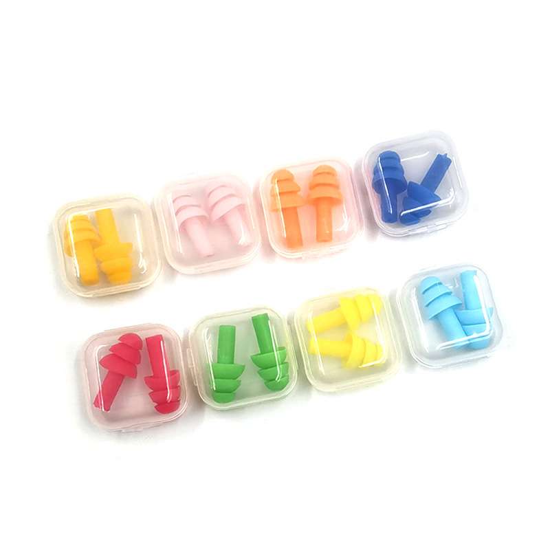Anti noises, Sound proof Swimming waterproof silicone earplugs