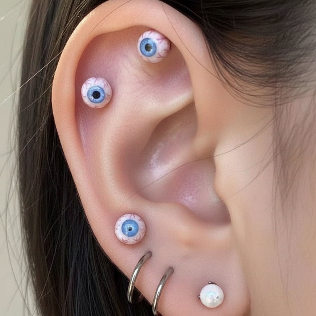 1pcs eye ball earrings