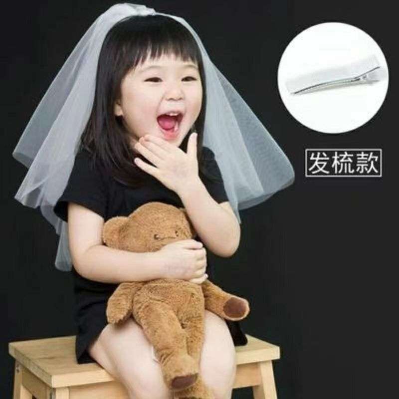 Kids Korean designer veil
