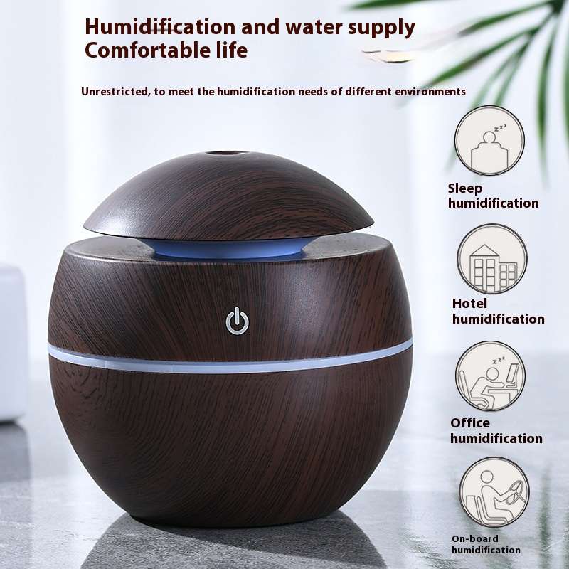 Mushroom Wood Grain Humidifier