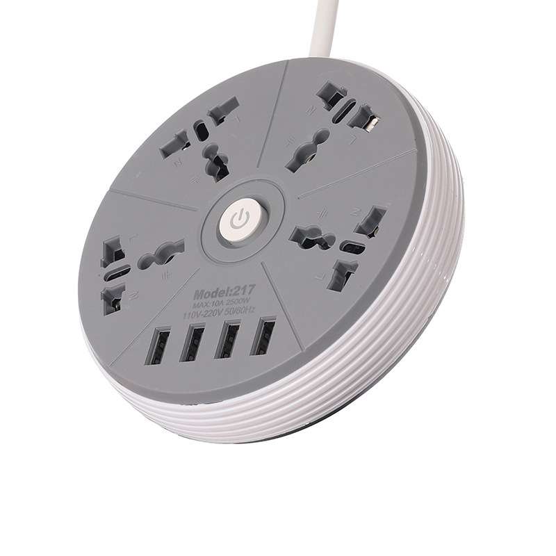 Round Socket with USB standard socket