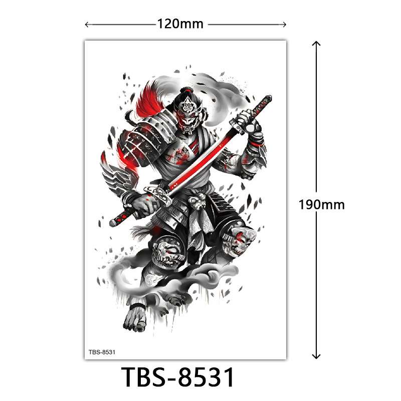 TBS-8531 Dimensions: 120*190mm; Waterproof Temporary tattoo
