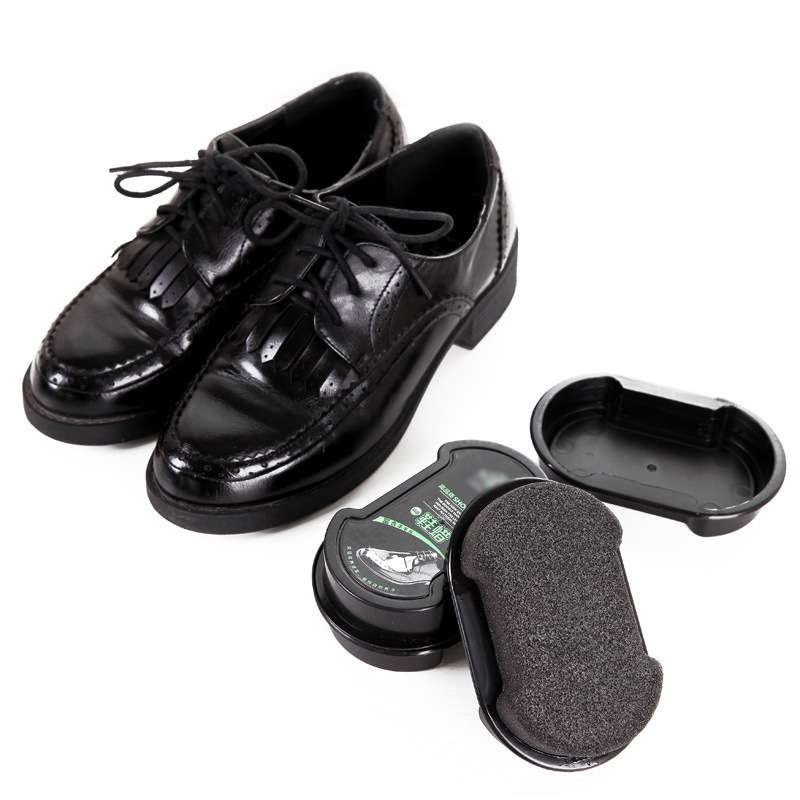 Big Foam Leather Shoe Clourless wax polish Brush