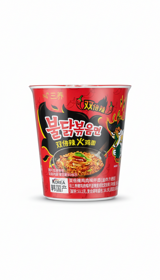 2x Super Spicy Ramen Cup noodles 70g Chinese Food
