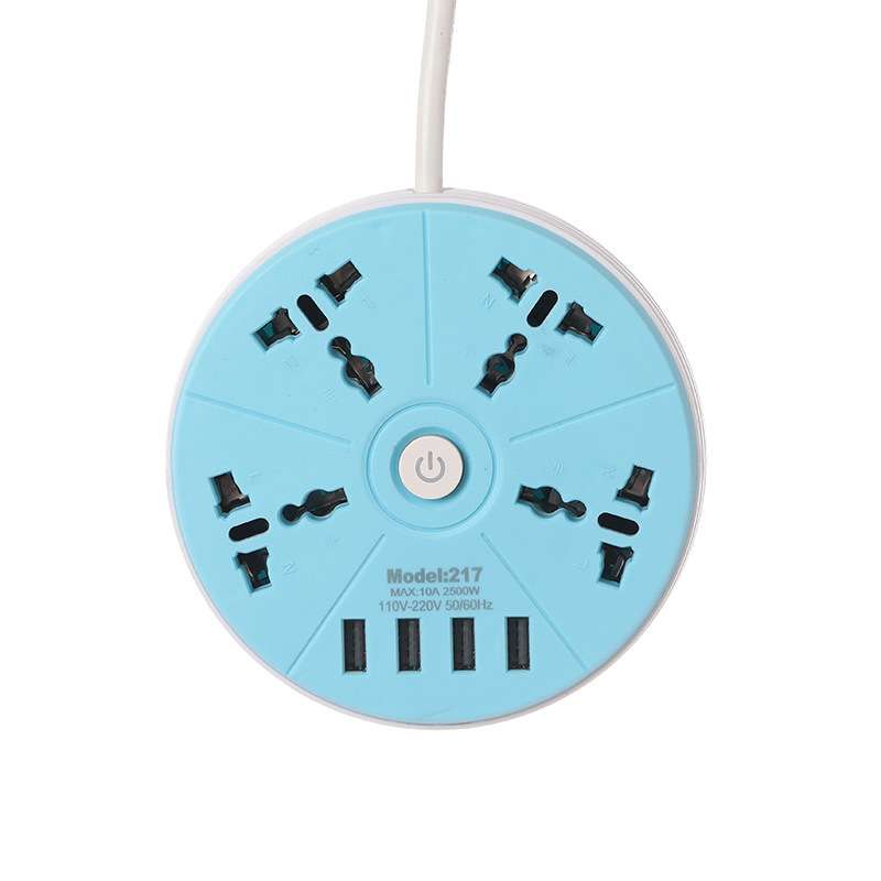 Round Socket with USB standard socket