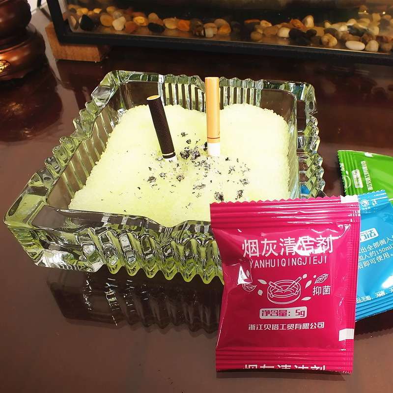 Ash tray sand Air Purifier and Ashtray absorbing powder Fragrance