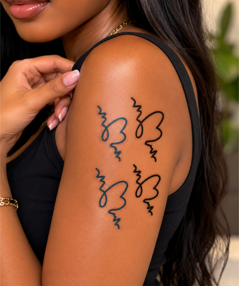 X-026; Waterproof Temporary tattoo Dimensions: 60*1 05mm;