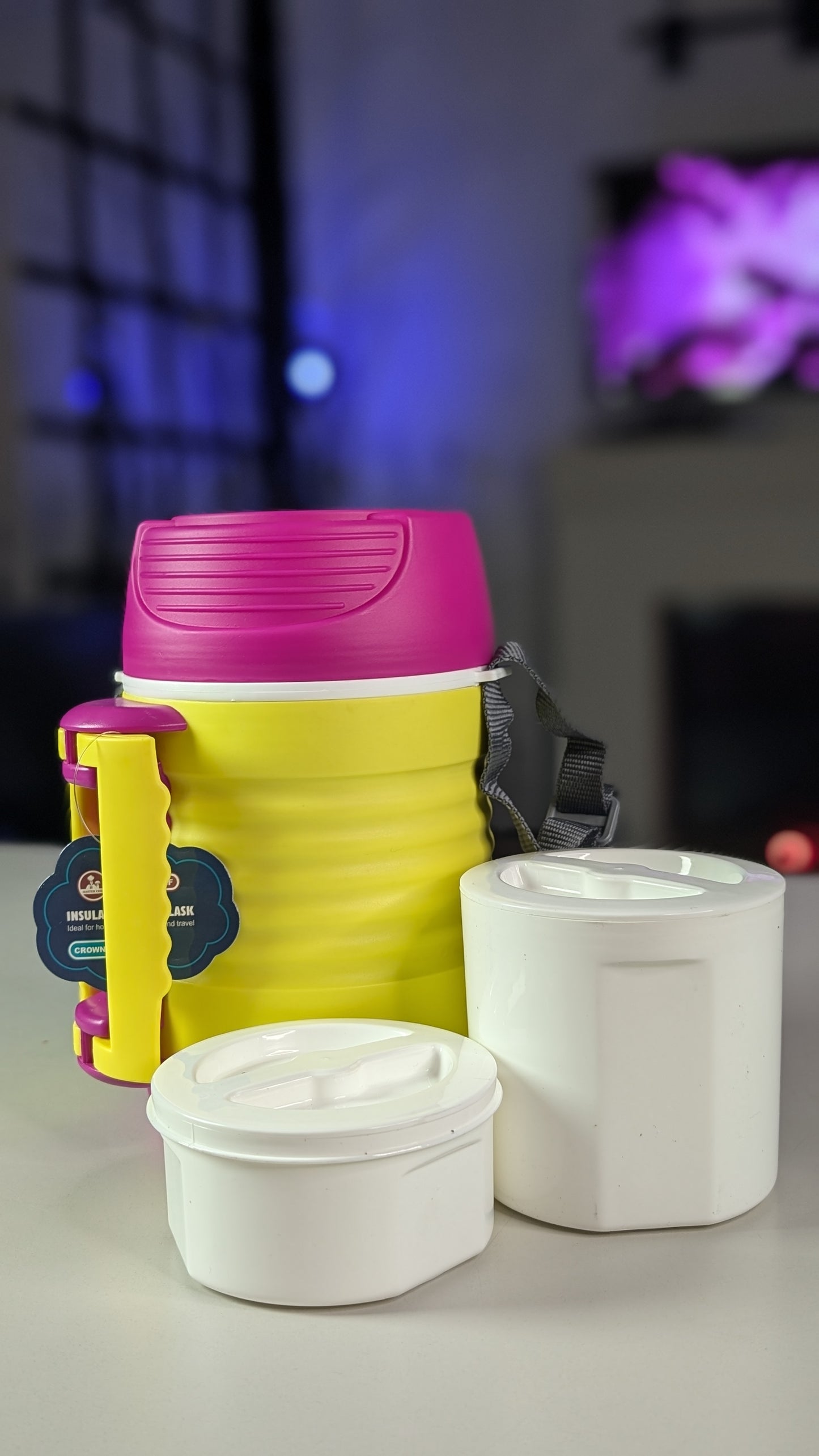 New Cardio Insulated food flask - Lemon Yellow