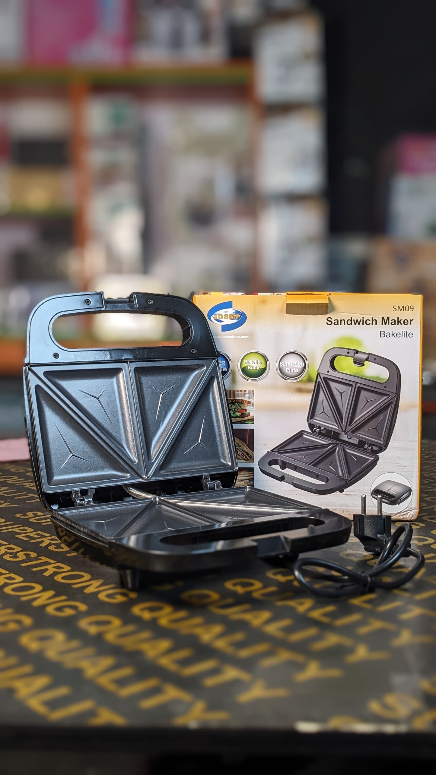 2slice Granite non-stick toaster and sandwich maker