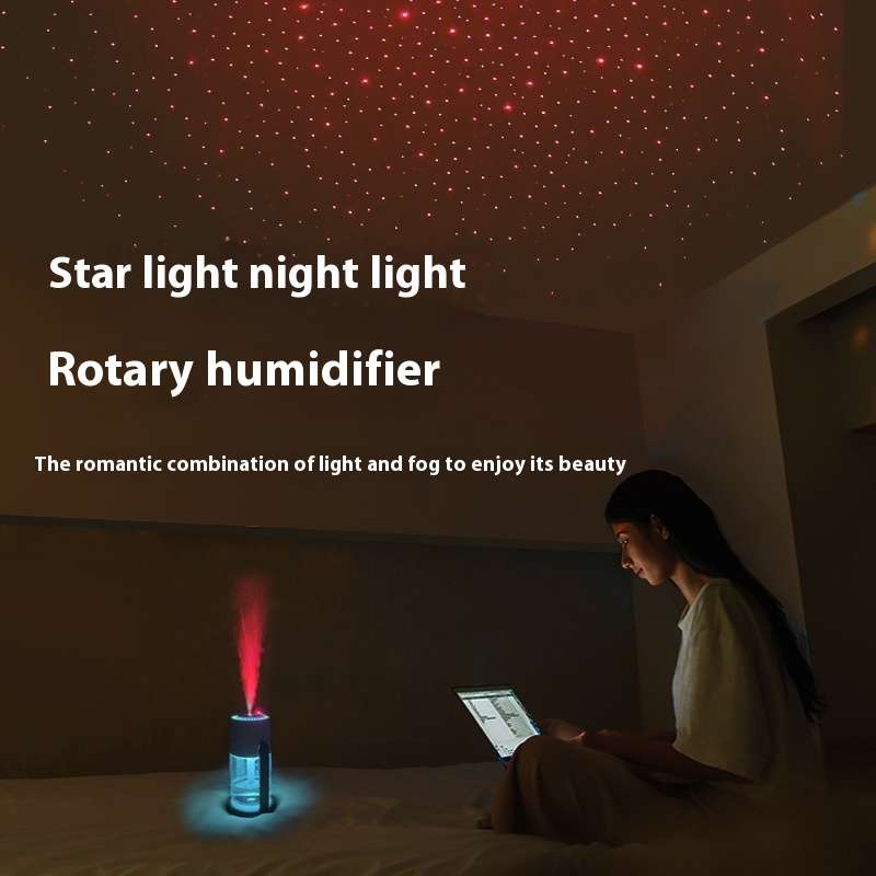 Starry Sky Projection of the with Humidifier USB Water Replenishment Atomizer