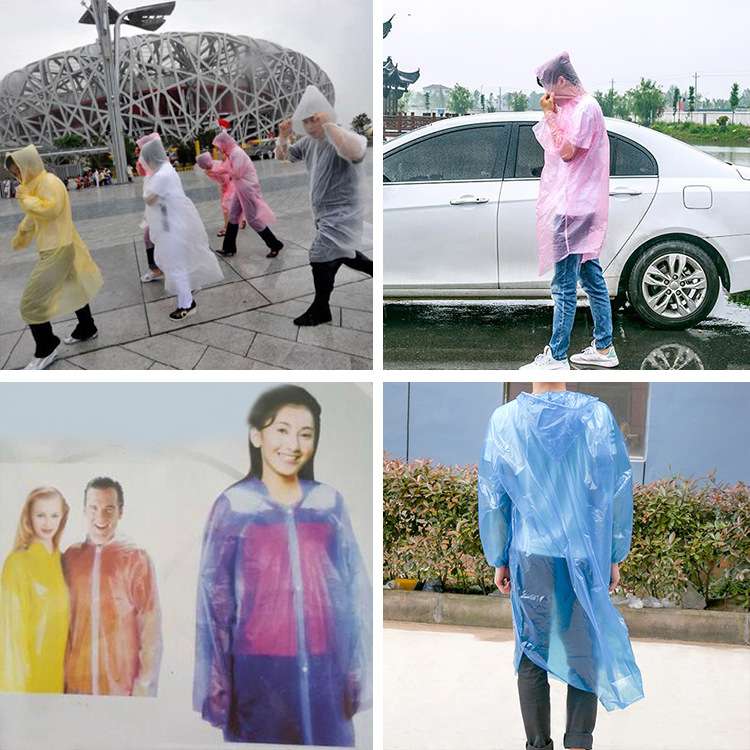 Poncho Portable Light Unisex raincoat (no color selection)
