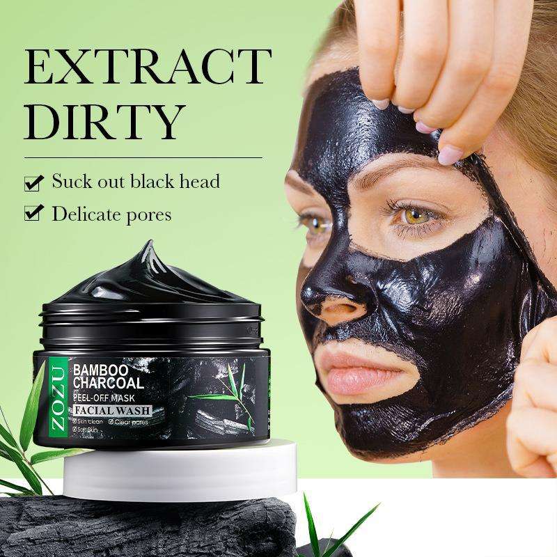 ZOZU Bamboo Charcoal Peel-Off Mask Removes Blackheads