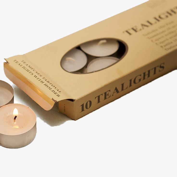 10pcs a Pack Smokeless tealight candle
