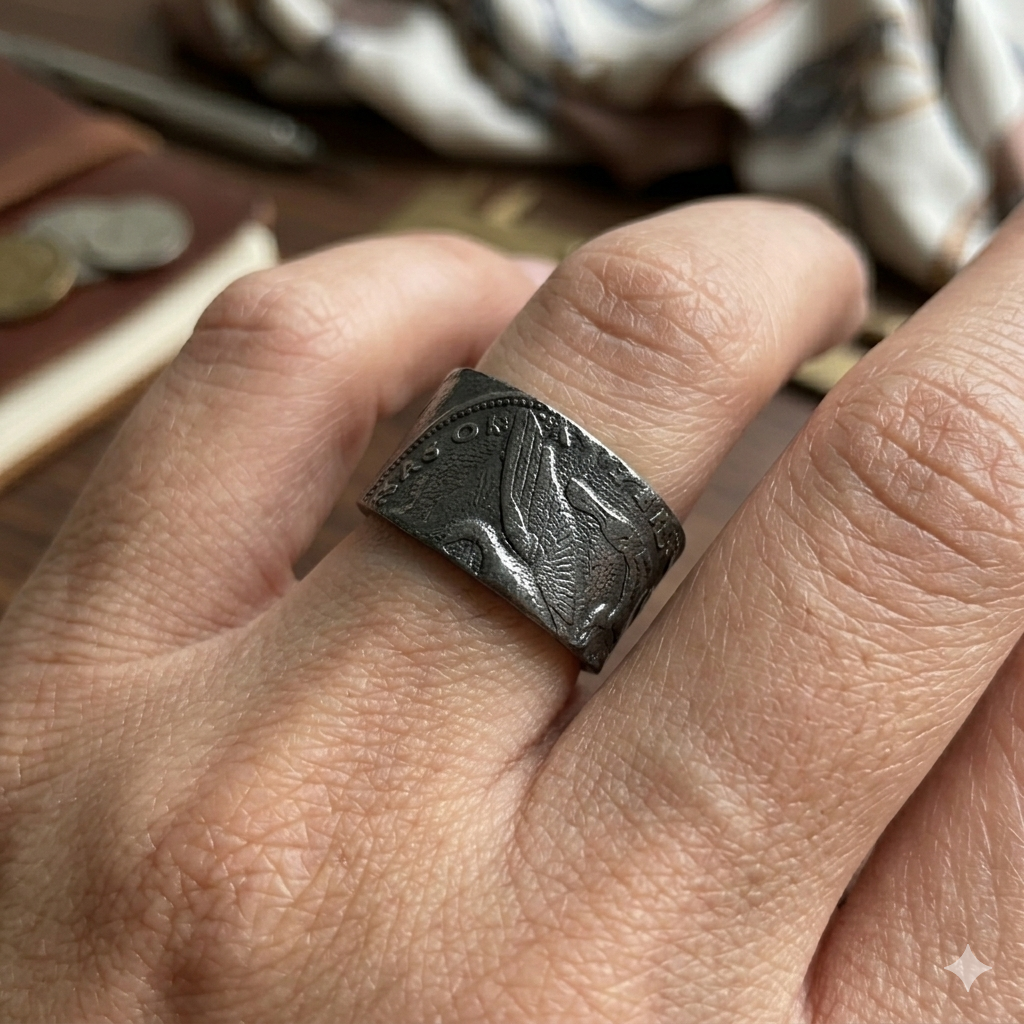K02 The Sovereign Wing | Non Tarnish Size Adjustable Can fit any finger