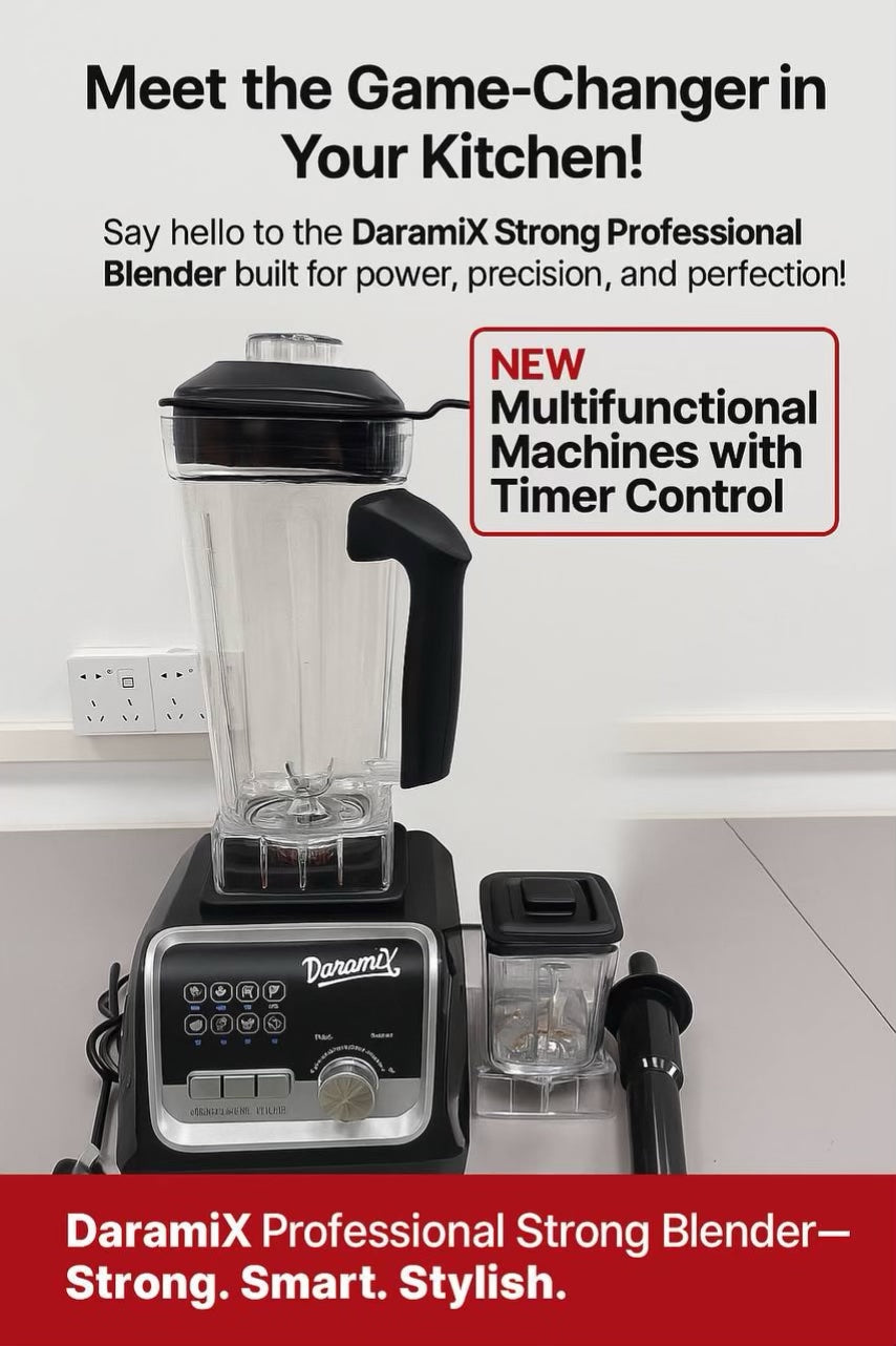 DARAMIX Multifunctional blender with self timer and over heating protection for commercial use