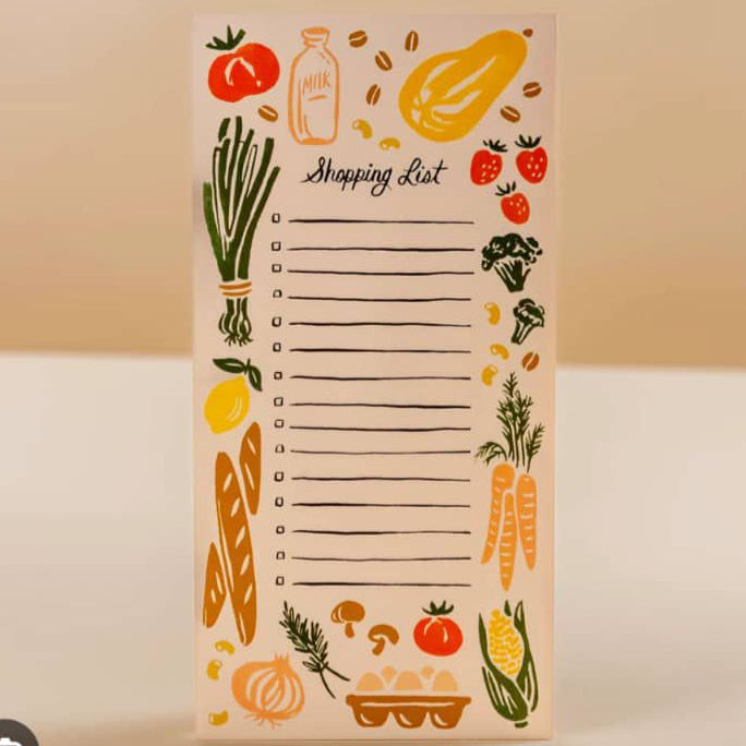 Jotter for Market list Shopping list 30pages (hard copy)
