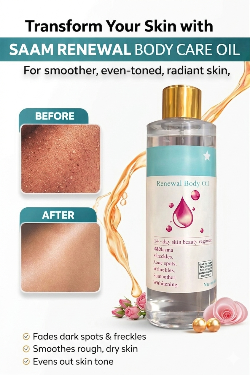 EXFOLIATING SKIN RENEWAL BODY OIL (20OML)