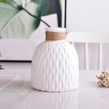 White Plastic Vase