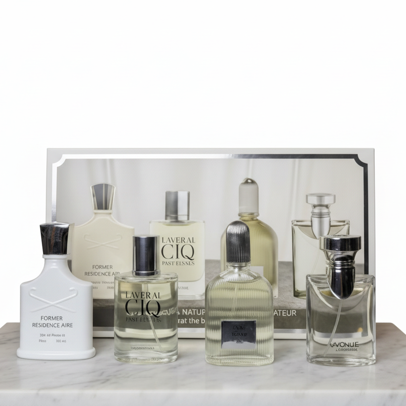 CIQ 4set Perfume Polo club Collection Natural Scent Men's Daily Wear long lasting Perfume