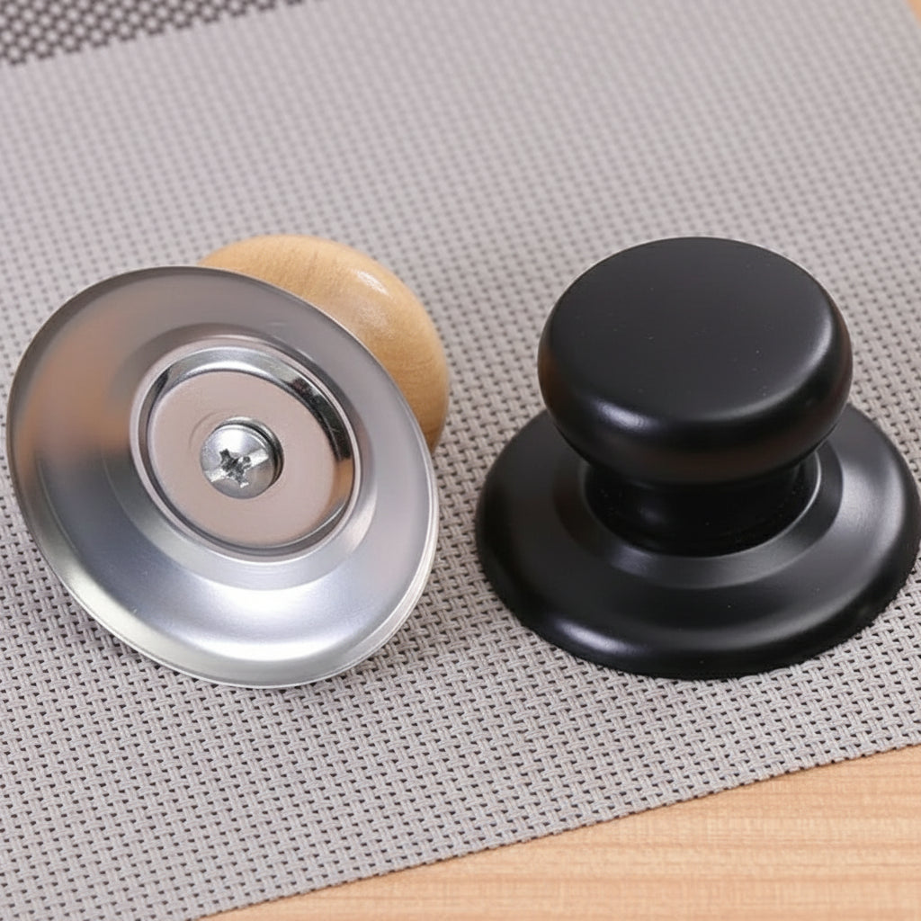 Wooden pot knobs