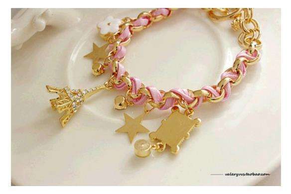 Pink Paris bracelet