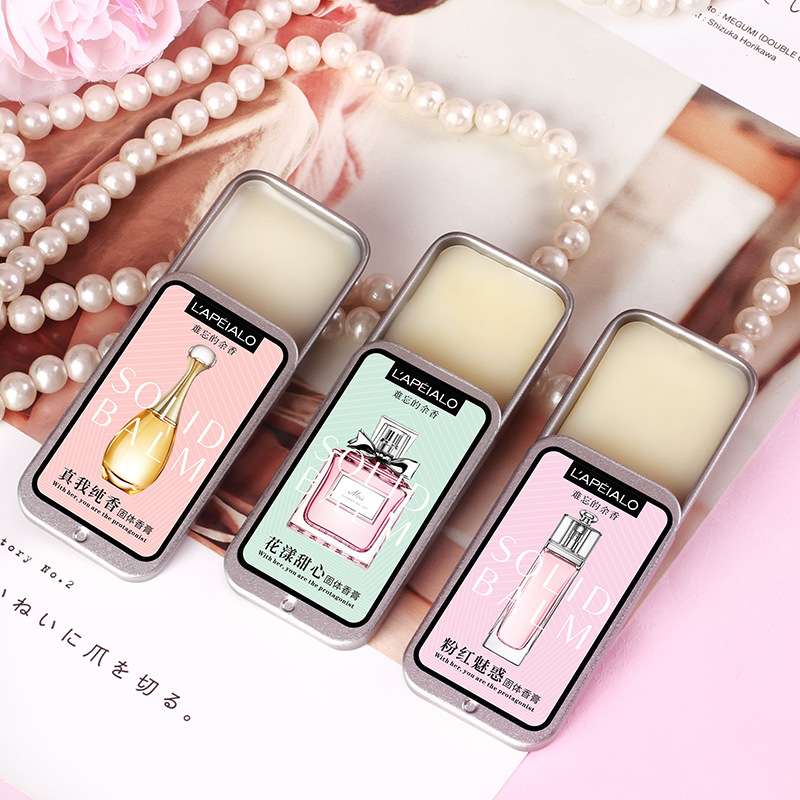 Floral Solid balm body perfume wax