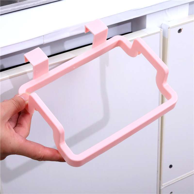 Pink Panda Plastic Door Back Garbage bag holder