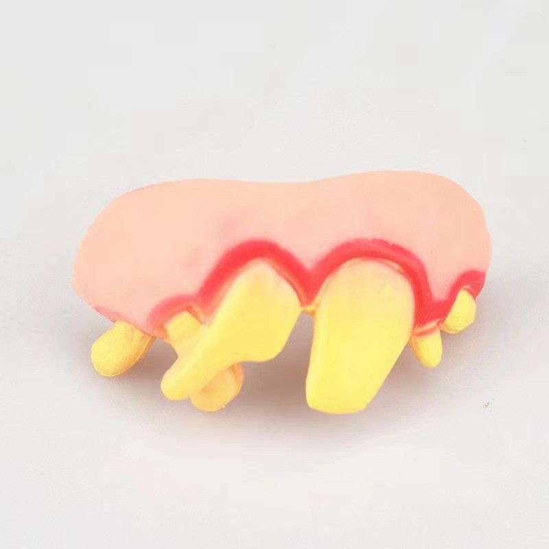 Crooked teeth multi-shape funny funny false teeth set Makeup transformation