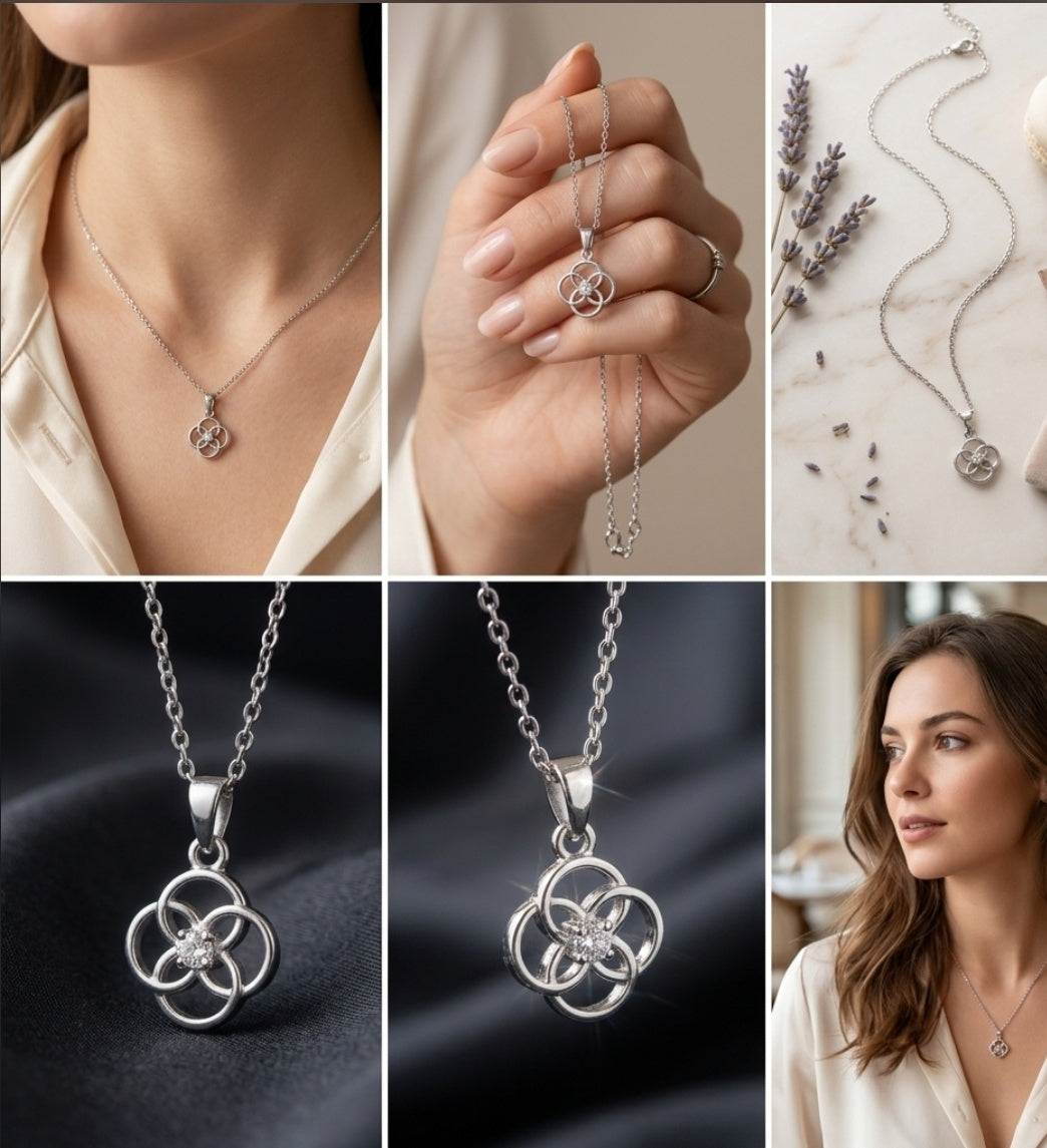 UC6 Radiant Sunlight Bloom Necklace Non Tarnish Exquisite titanium and steel necklace