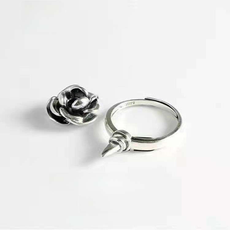 Rose Anti wolf ring self defense Ring | Universal size adjustable ring