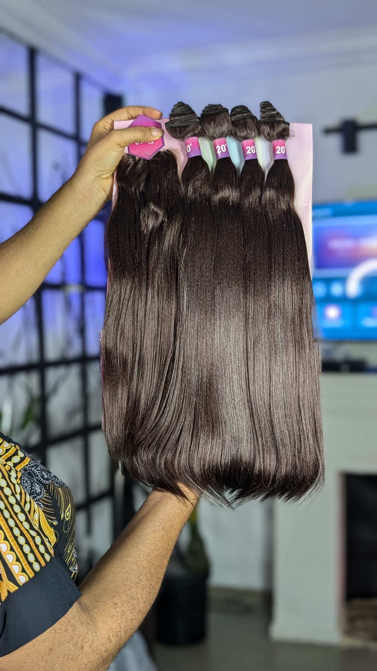 Adorable Chocolate 4 bundles hair blend