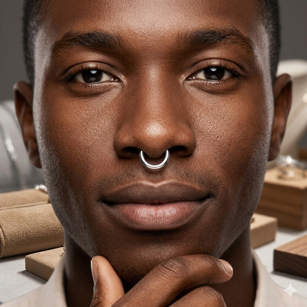 Malabi Nose ring non Tarnish jewelry