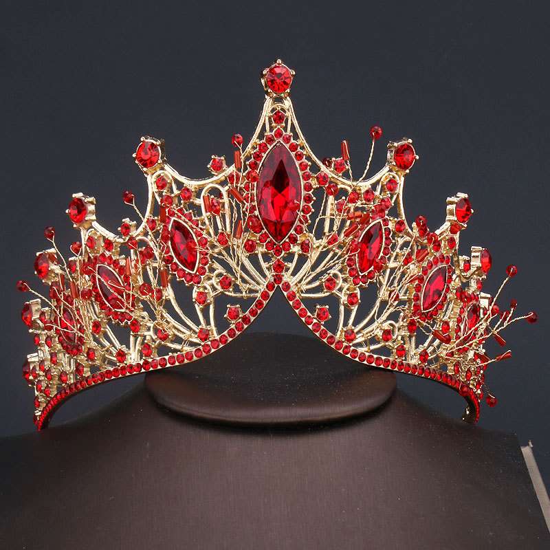 Red Dark Horse Eye crown
silver Crown - One of a kind Hand made Singapore Gowns