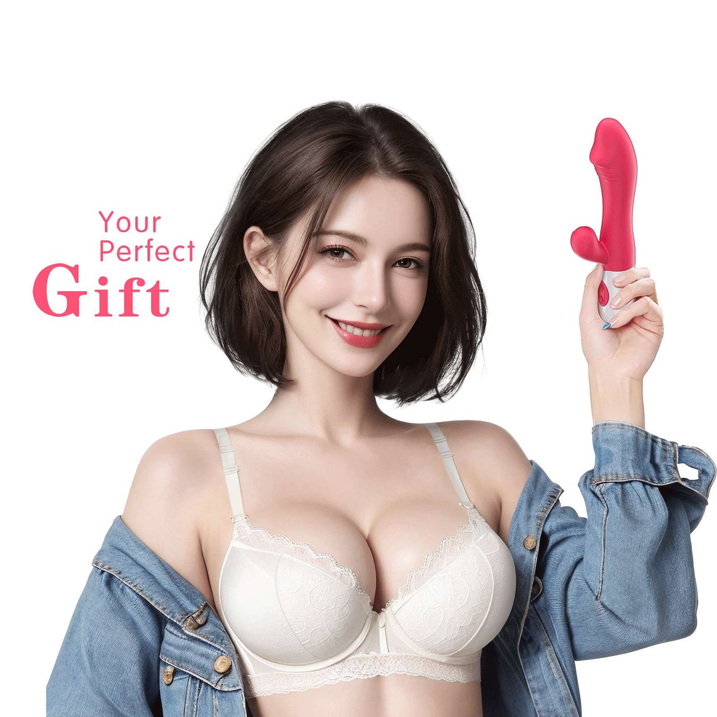 Mute design Upgrade Rechargeable dildo vibrator