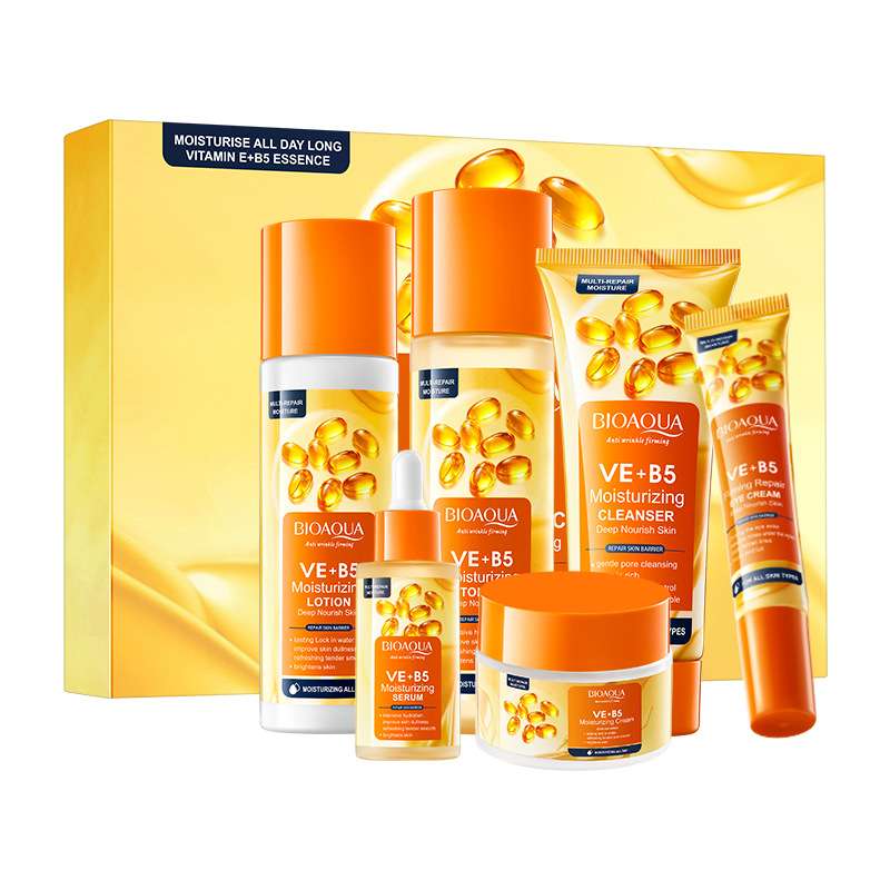 BIOAOUA Snail Turmeric Niacinamide Essence Kit 6 pieces set
