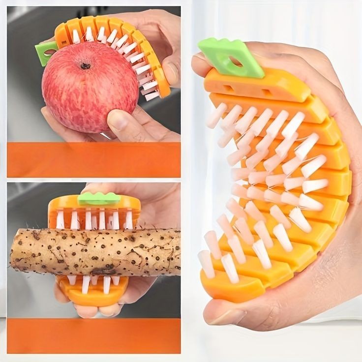 SILICON MULTIPURPOSE BENDABLE HOUSEHOLD/KITCHEN CLEANING THICK BRISTLE BRUSH