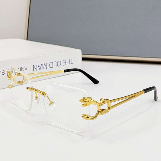 Leopard sunglasses (white)