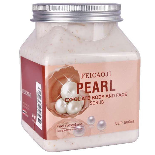 Pearl Powder Body scrub for deep cleansing and exfoliation
