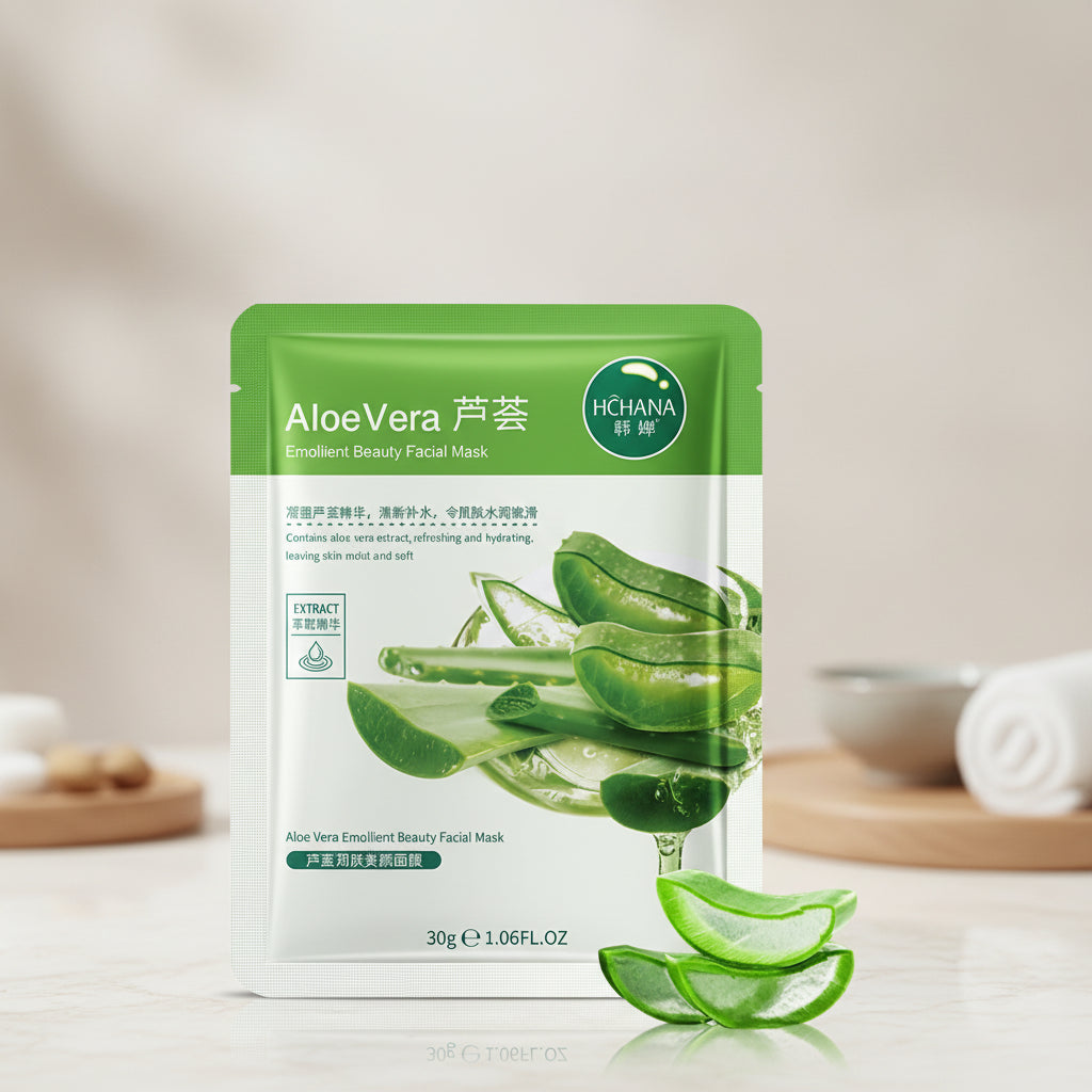 Aloe vera rough & Bumpy Skin Treatment face mask sheet