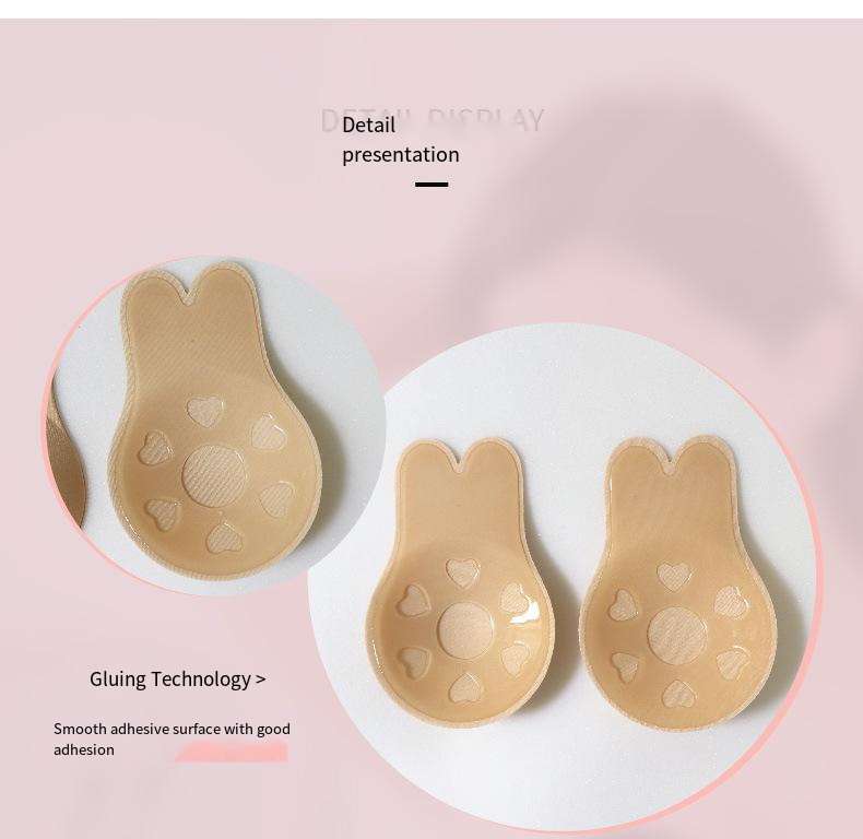 (Nude) Rabbit ear bra size-L - XxL