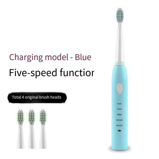 Rechargeable fully automatic waterproof sonic soft bristle toothbrush 32000 movement per minute