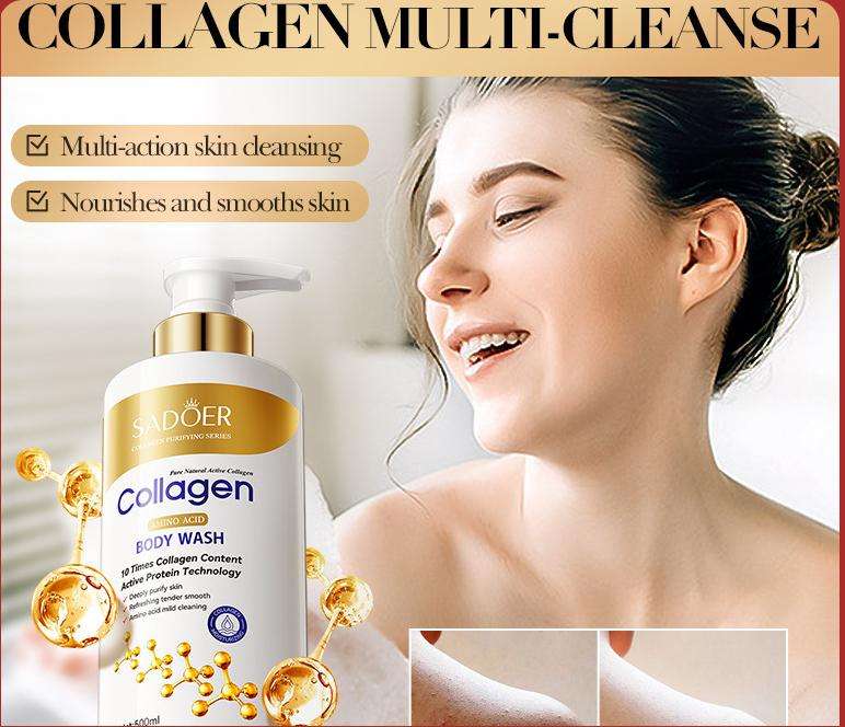 Shower gel sadoe  collagen amino acid cleansing Skin barrier Protection and recovery