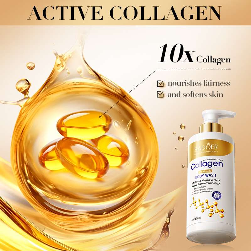 Shower gel sadoe  collagen amino acid cleansing Skin barrier Protection and recovery