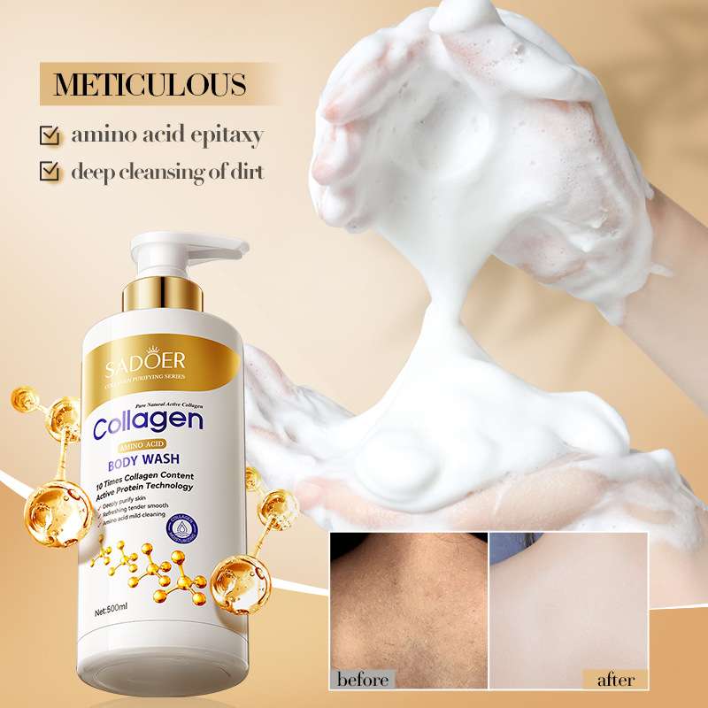 Shower gel sadoe  collagen amino acid cleansing Skin barrier Protection and recovery