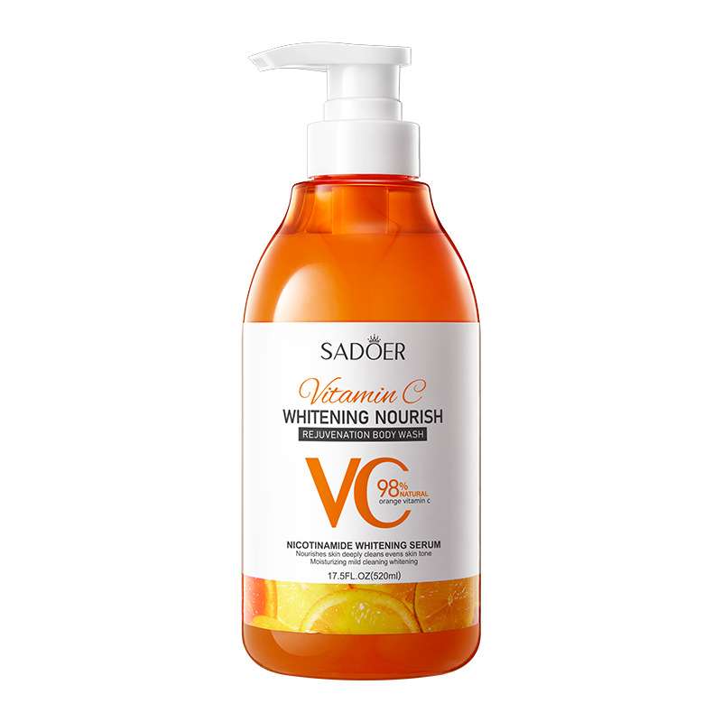 SADOER Vitamin C Whitening Nourishing Skin Rejuvenating Sun damage Reversal Shower gel