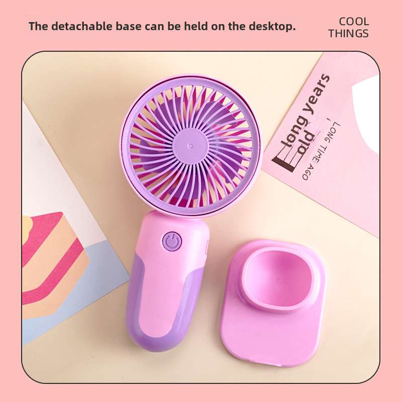 Cute mini handheld with phone holder