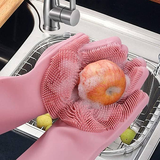 Silicon  Food, Dish and Granite pot washer Glove!