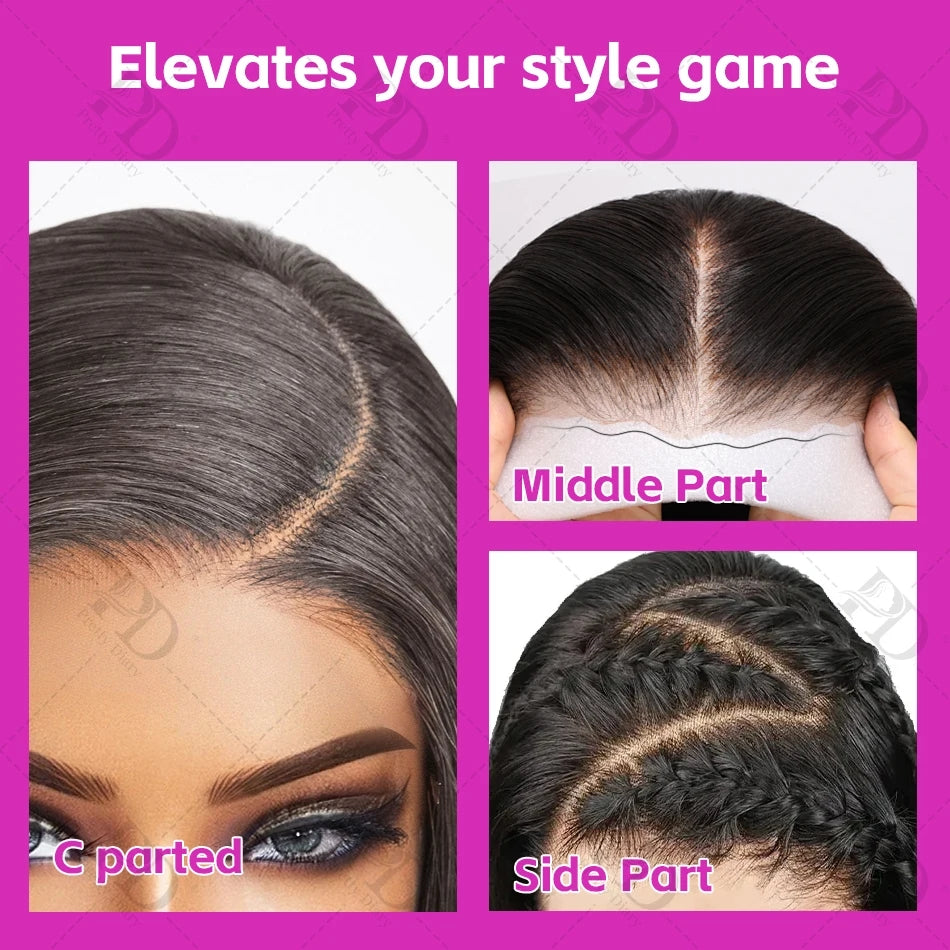 Full human hair   13 x 4 full frontal silky texture 12inches