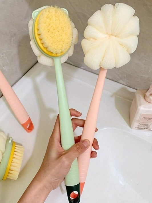 Blue Double-Sided back and body scrubber