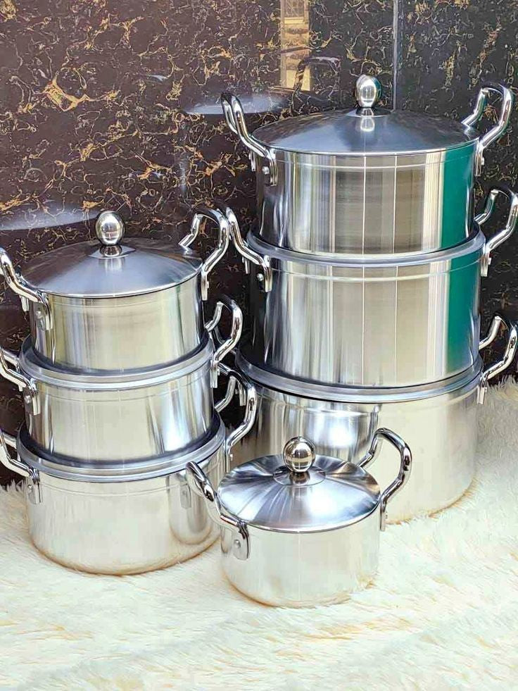 Indian Turnado pot set Pot (7 pots with 25years warranty )